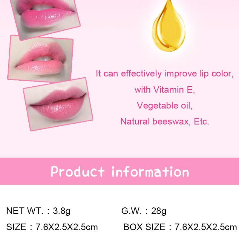 ( ৩ পিসের সেট ) Jelly Dried Flower Color Changing Lip Balm