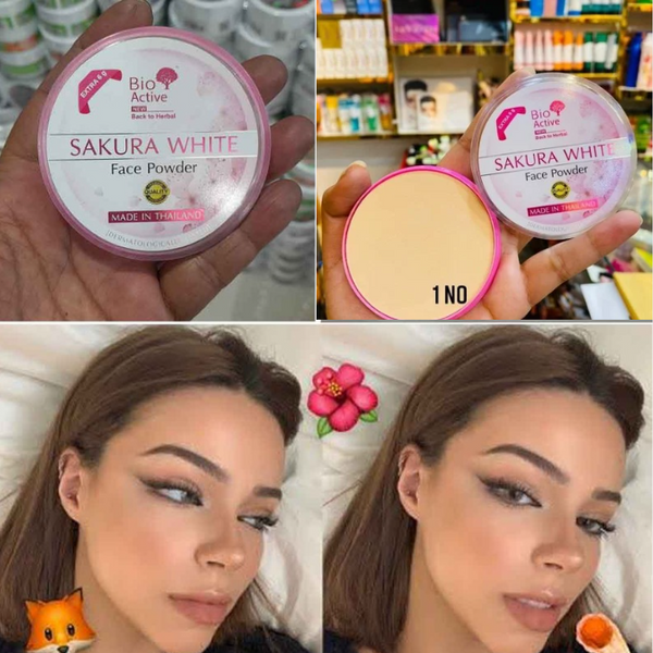 Bio Active Sakura White Face Powder-01 Light Shade