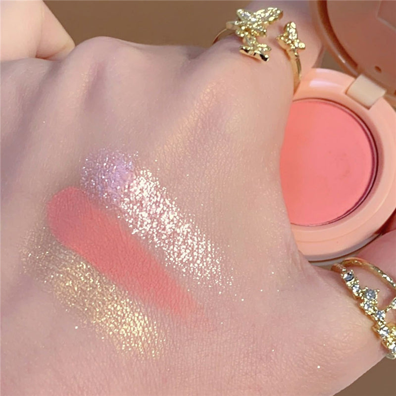 (শেড # ০১ ) 3 in 1 Matte Highlighter Blush Eyeshadow