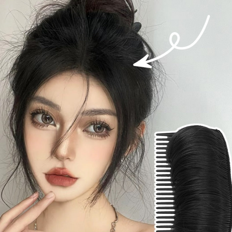 ১ পিচ লাইটব্রাউন কালার -Invisible Fluffy Hairs Pad-1pcs-Light Brown Color
