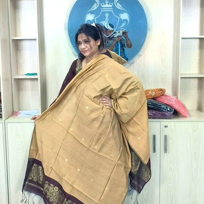 ৪ কালার কোম্ব-হাফ সিল্ক জামদানি তাঁত কাজের সালোয়ার কামিজ