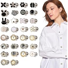Women's Safety Brooch Button