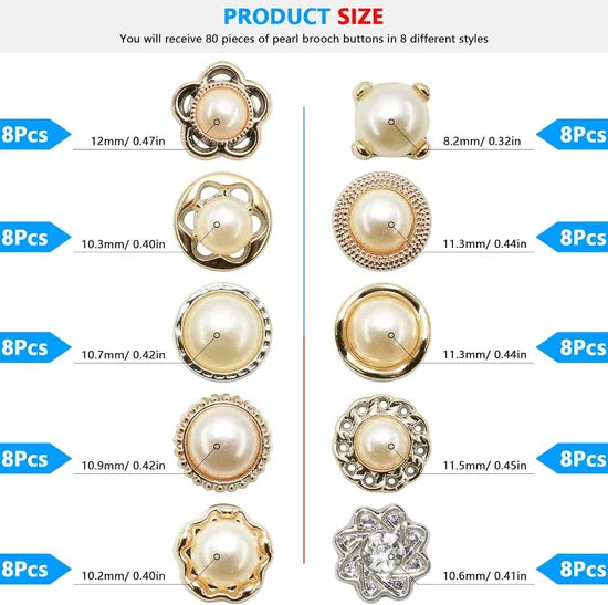 Women's Safety Brooch Button