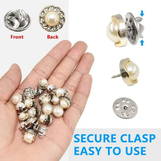 Women's Safety Brooch Button