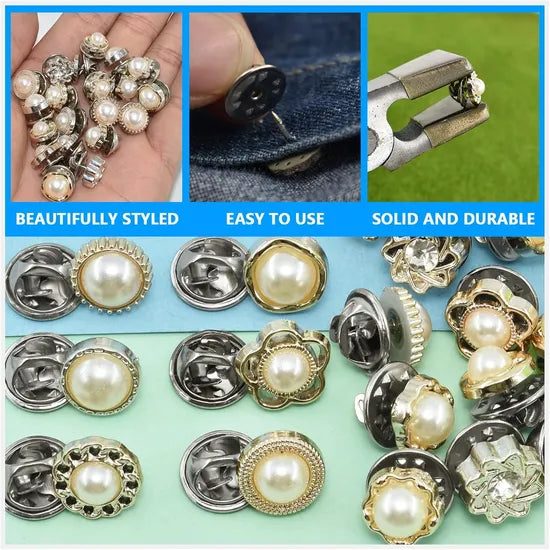 Women's Safety Brooch Button