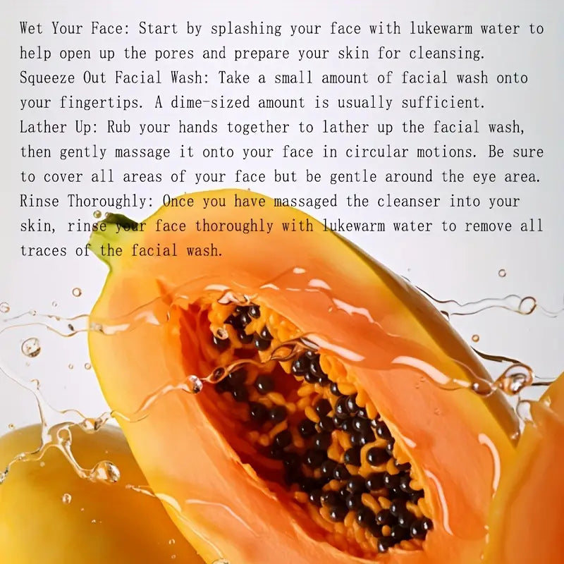 BIOAQUA Papaya Cleansing Cleanser-1pcs+১ পিচ ফ্রি