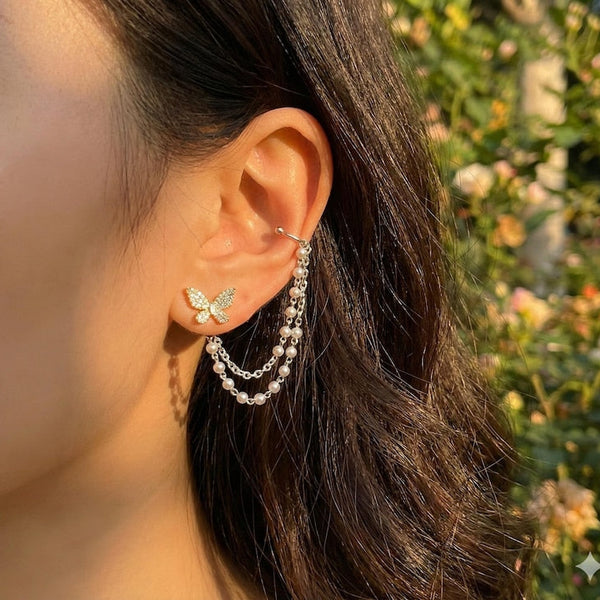 Butterfly Ear Cuff Chain