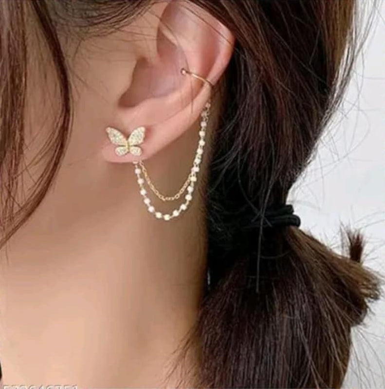 Butterfly Ear Cuff Chain
