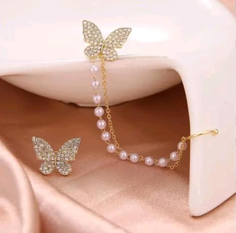 Butterfly Ear Cuff Chain