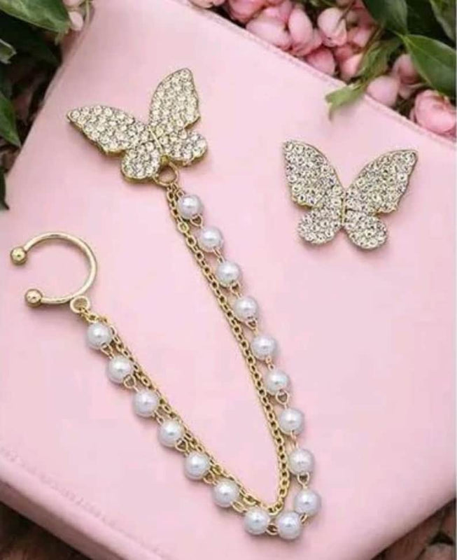 Butterfly Ear Cuff Chain