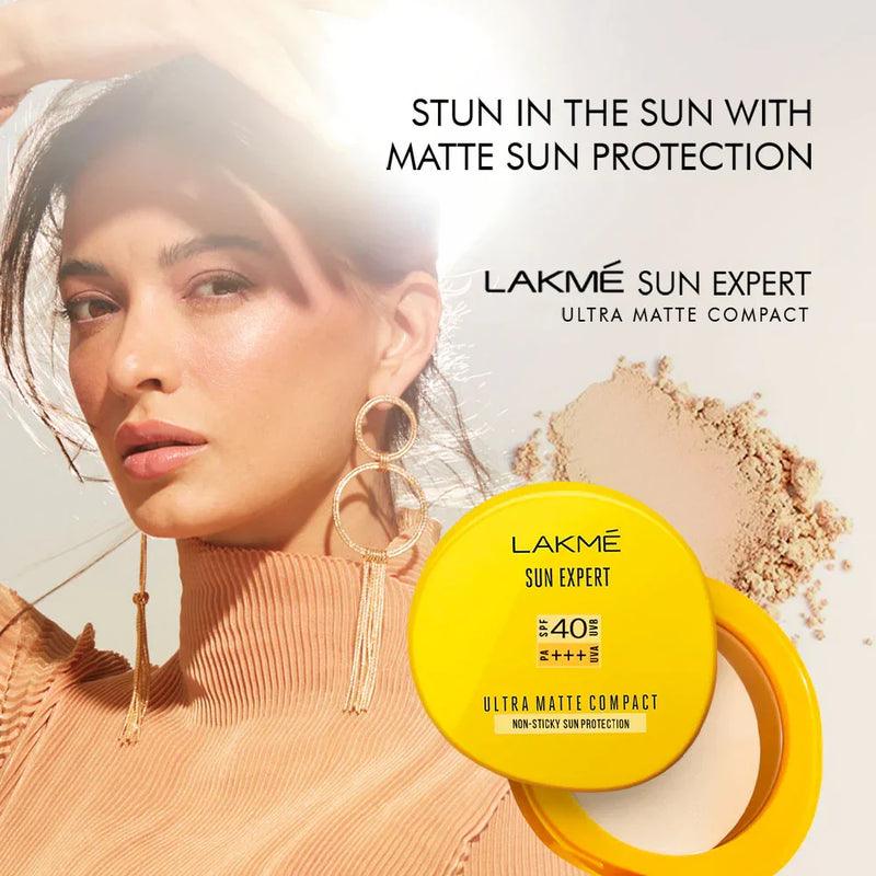 Lakme Sun Expert Ultra Matte Compact  SPF40 PA+++