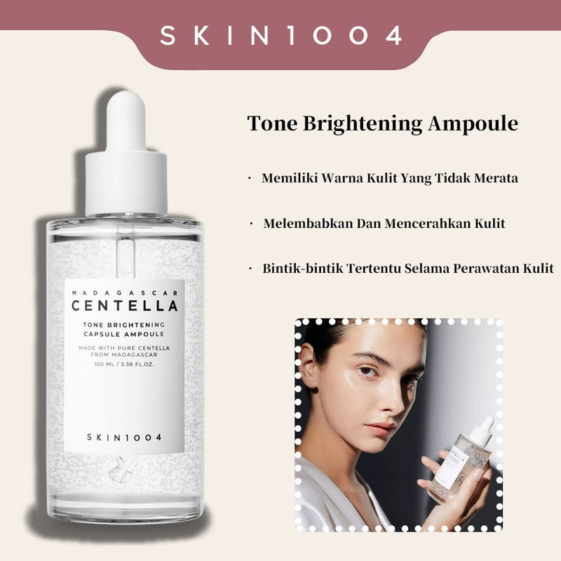 Korean Centella Asiatica Extract Moisturising-Tone Brightening Ampoule
