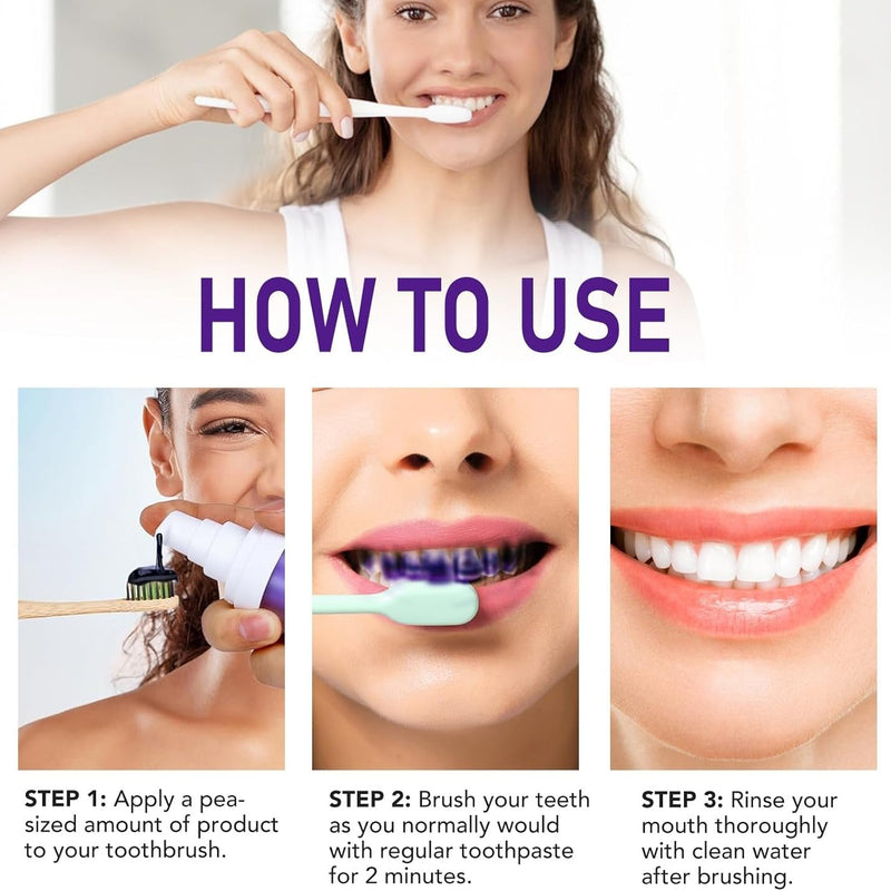 Purple Toothpaste – Teeth Whitening Colour Corrector Toothpaste