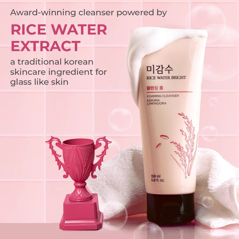 Rice Water Bright Foaming Face Wash