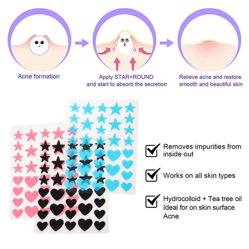 Pimple Patch Acne stickar-120 pcs