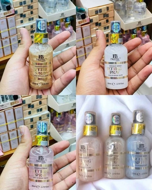 Pastel Beauty Shimmering Shield Setting Spray-𝐆𝐥𝐨𝐝𝐞𝐧
