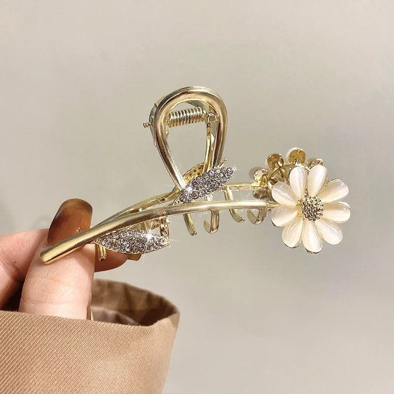 Flower Hair Claws for Women-2psc