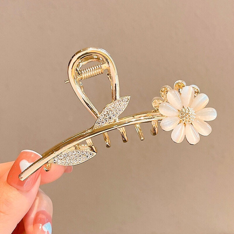 Flower Hair Claws for Women-2psc